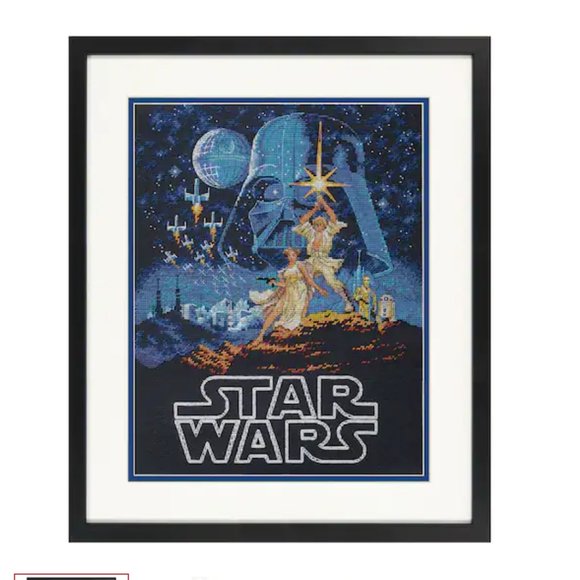 Dimensions Other - New In Package Dimensions Star Wars Cross Stitch Kit
